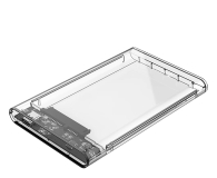 Obudowa do dysku Orico SATA 2,5" HDD/SSD USB-C 5Gb/s - przezroczysta